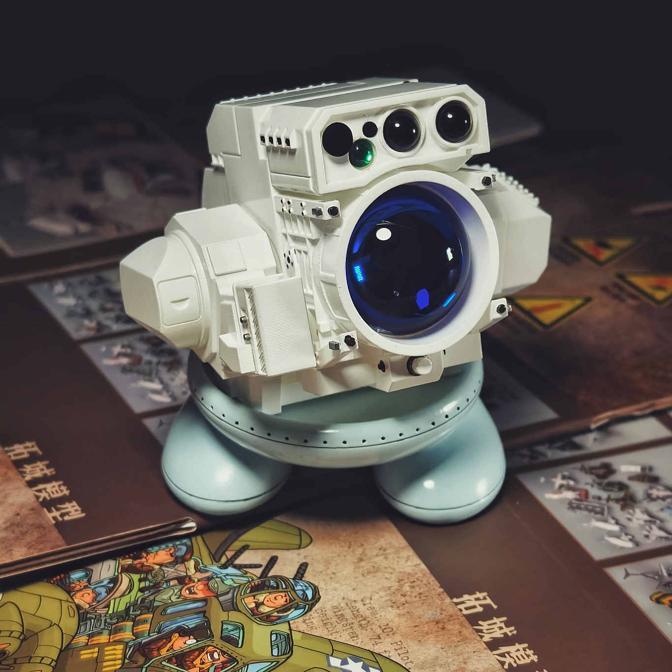 LY-1激光武器小魔兽！！！q版飞机模型 ​​​