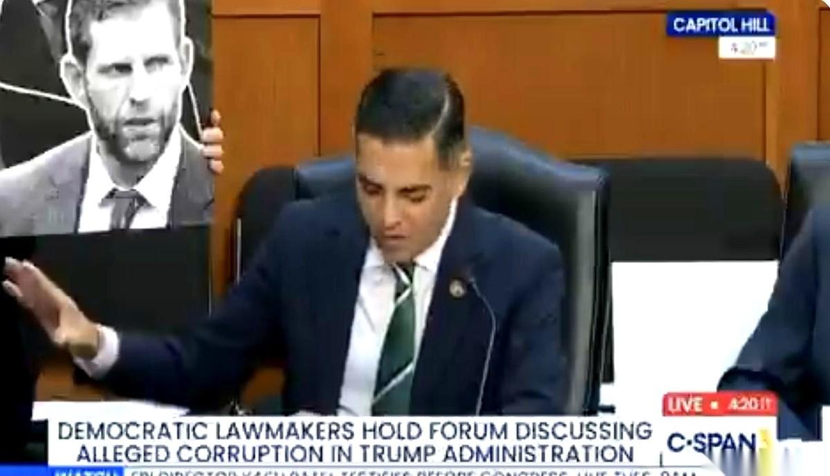 美国众议员罗伯特·加西亚在直播里抛出一条狠料：贾里德·库什纳一边在中东从事外交工