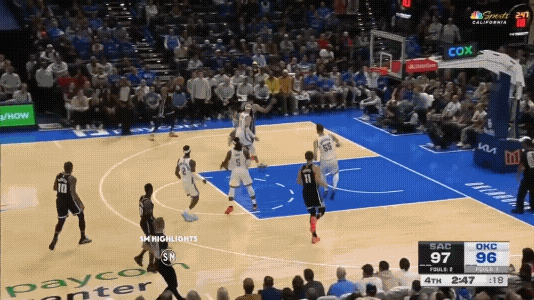 他还是那么爱雷霆他真的 我笑死nba ​​​