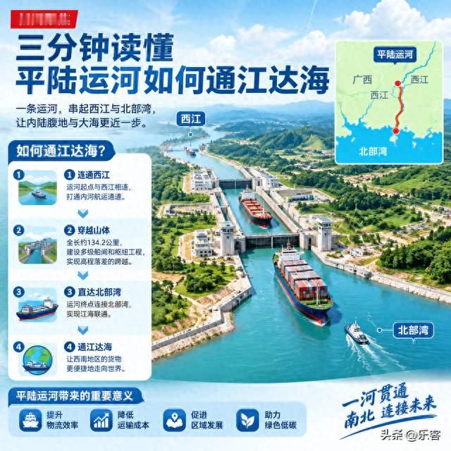 独家三分钟读懂平陆运河如何通江达海