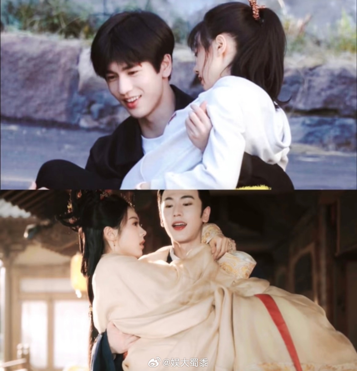 #张凌赫赵今麦公主抱# 牛麦就这么水灵灵的二搭了！从古装剧抱到了现代剧！今夕赫夕