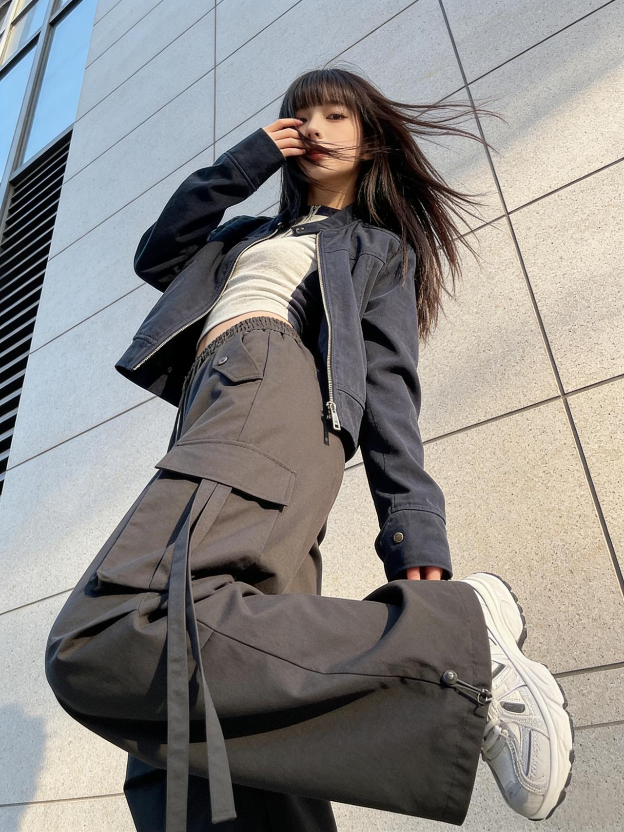 都市街头风穿搭，那真是酷到没朋友。我就超爱这种风格，走在街上回头率爆表。
像经典