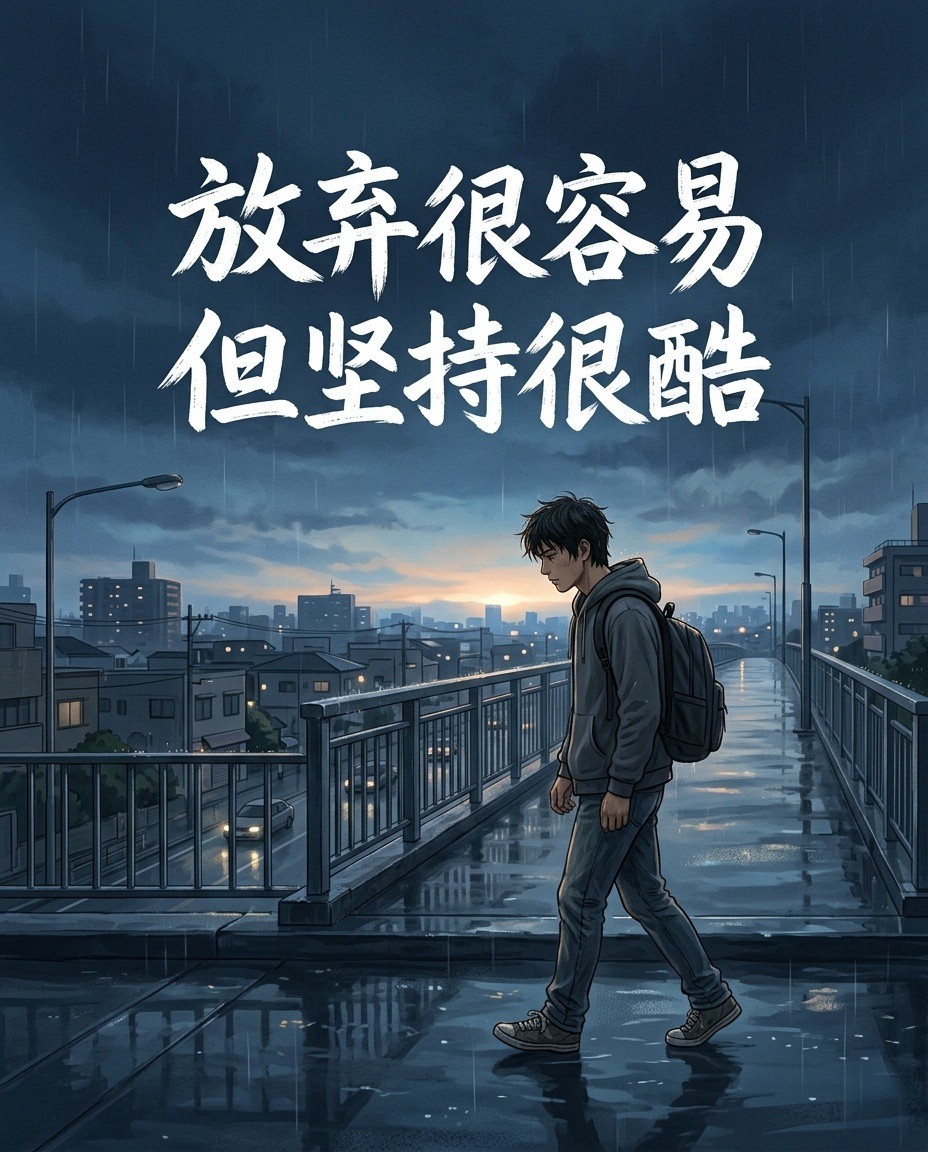 人世间的事情莫过于此，用一个瞬间来喜欢一样东西，然后用多年的时间来慢慢拷问自己，
