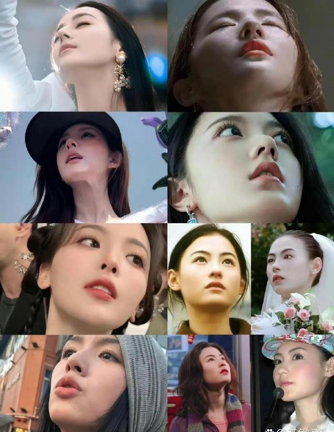 看仰拍就知道女明星的骨相有多么优越了。​​​