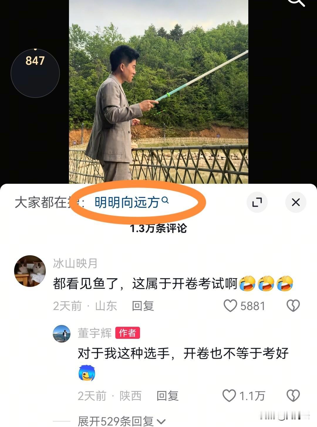 有没有懂的朋友，帮忙分析一下，为什么我在董宇辉的评论区上方，会看见这样的词条。