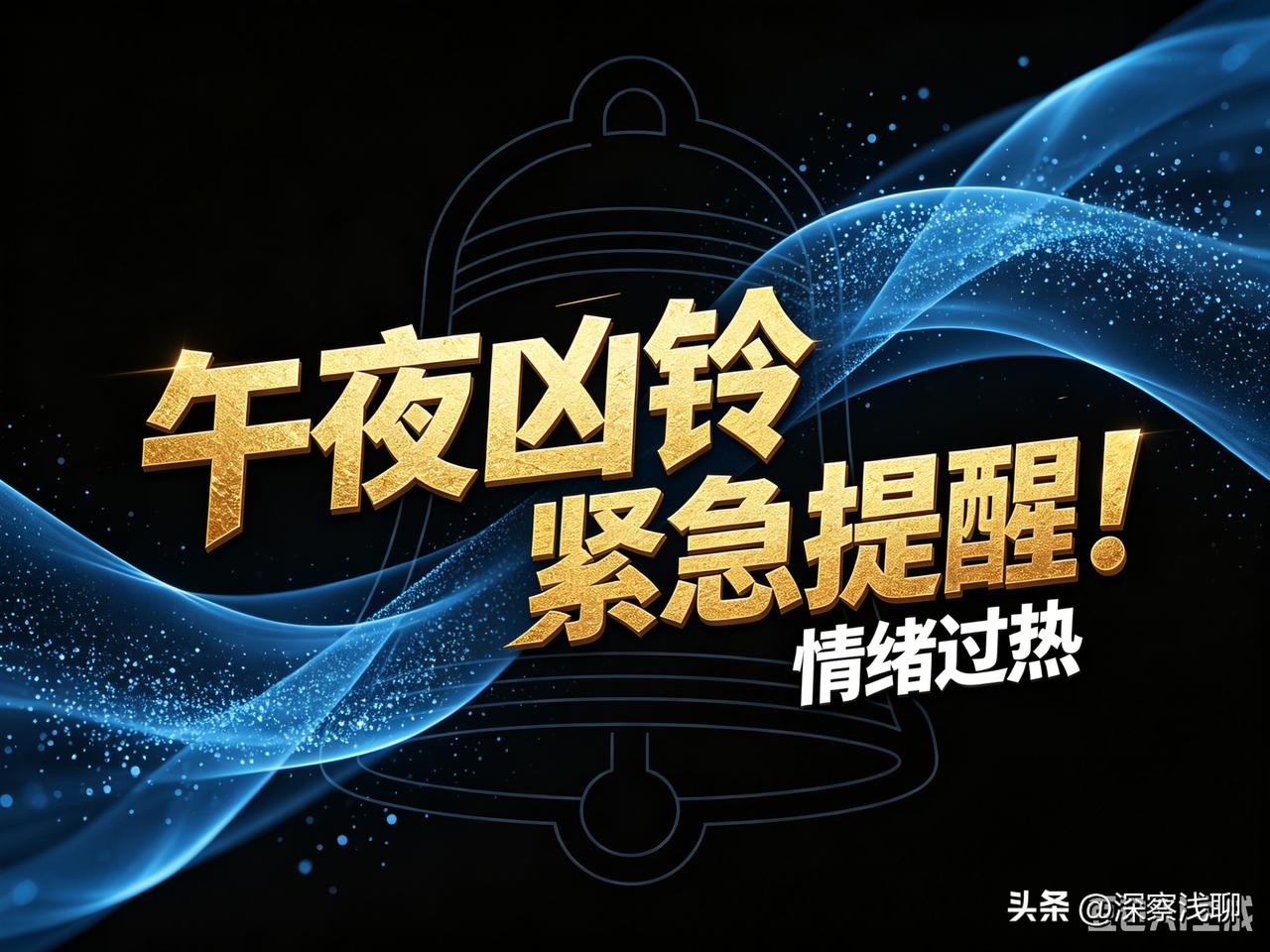 都别睡！
今天这条，我只说一次。

很多人看到今天半导体的异动，
晚上摩拳擦掌，