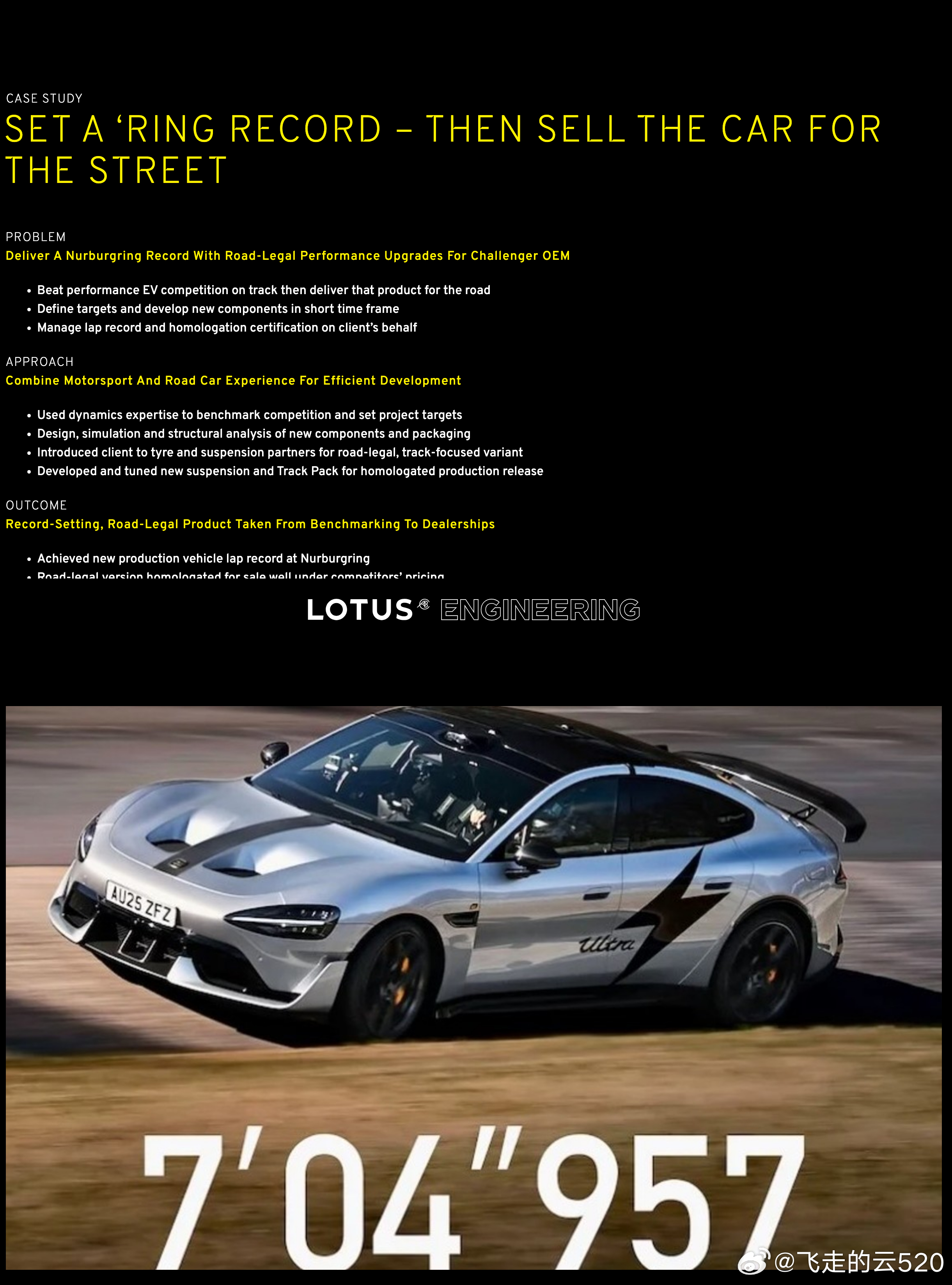 最近Lotus Engineering的网页截图被反复转发，吉利吹、米黑都高潮了