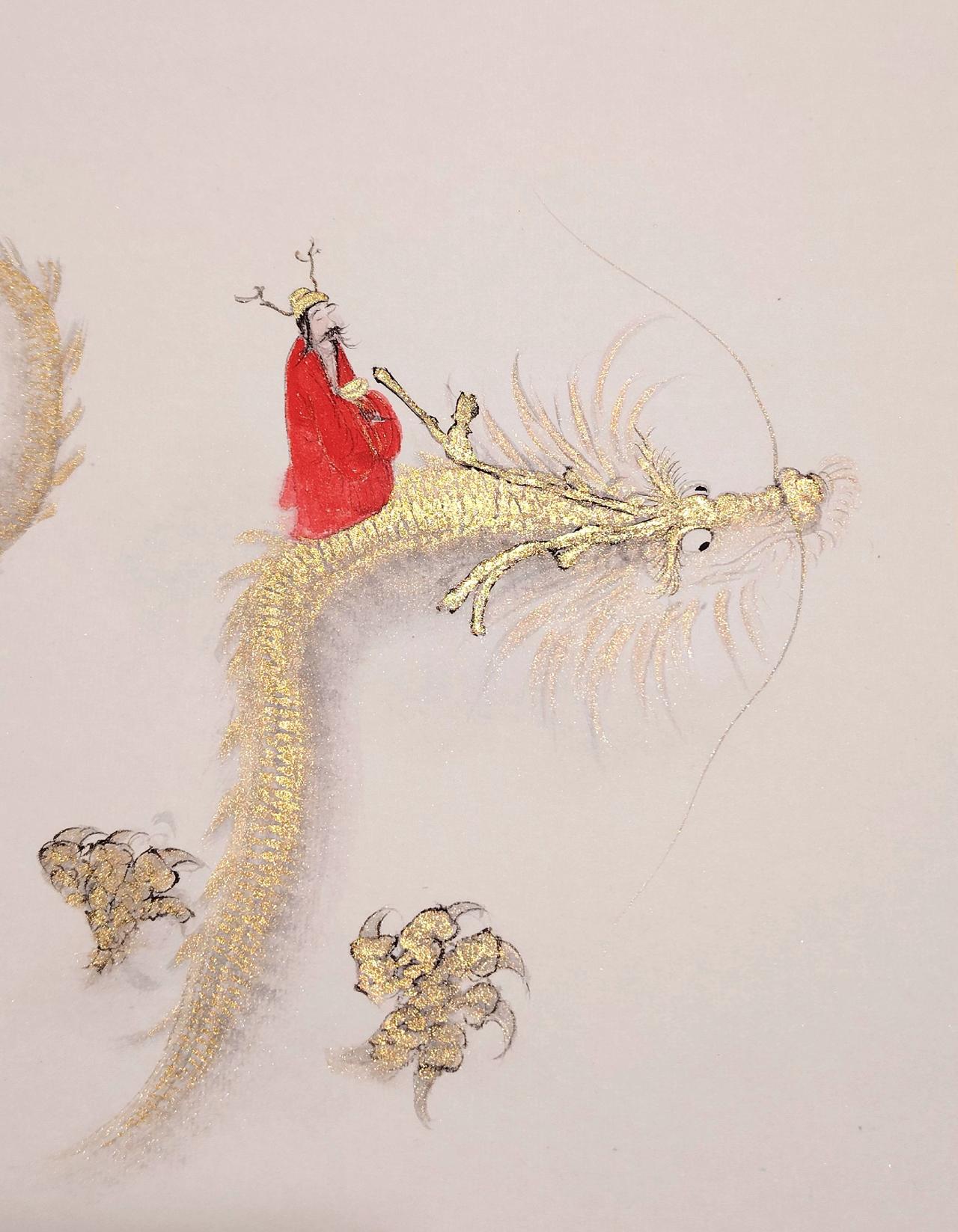 非子画鱼非子鱼龙龙抬头 龙抬头好兆头