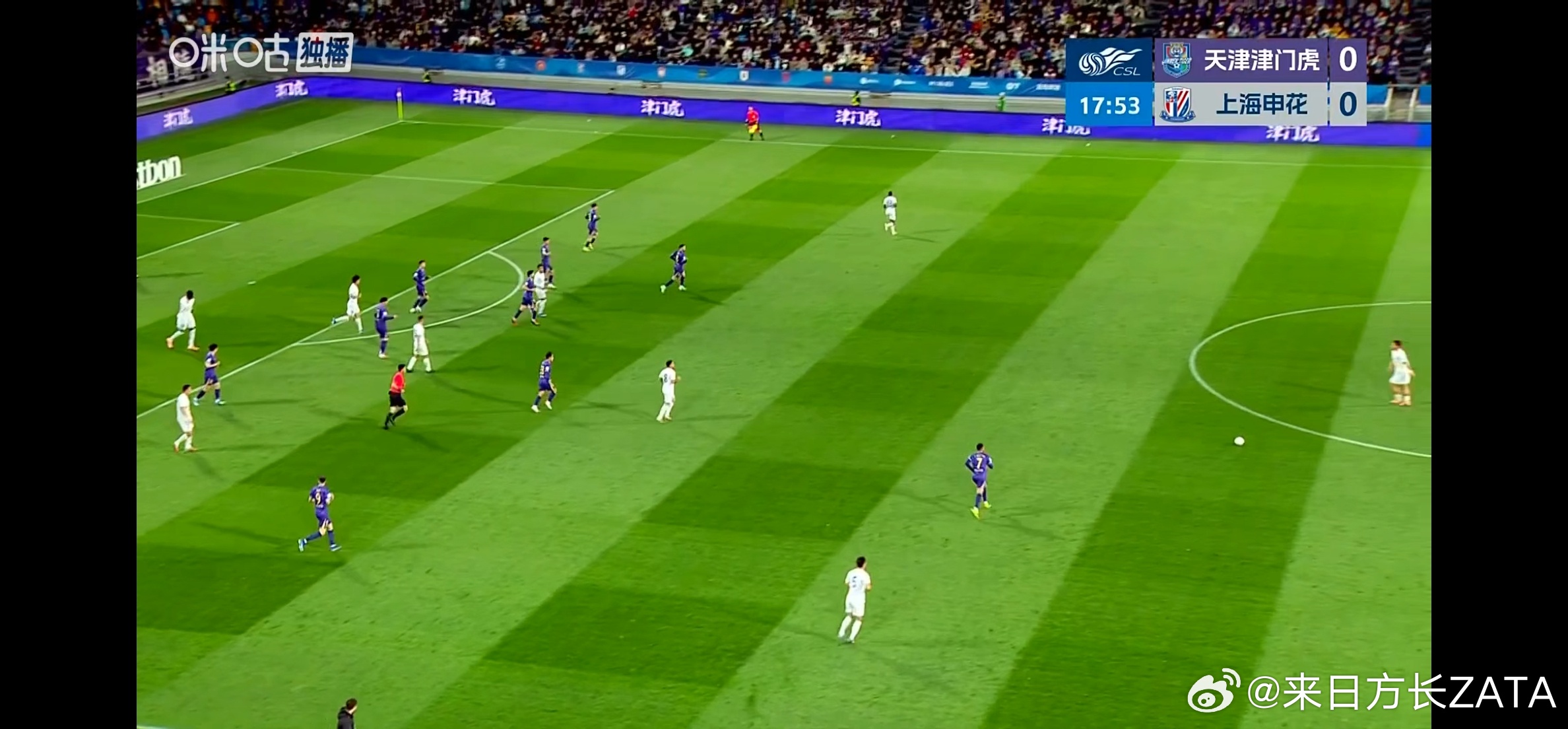 天津津门虎 津门虎这草皮真漂亮 