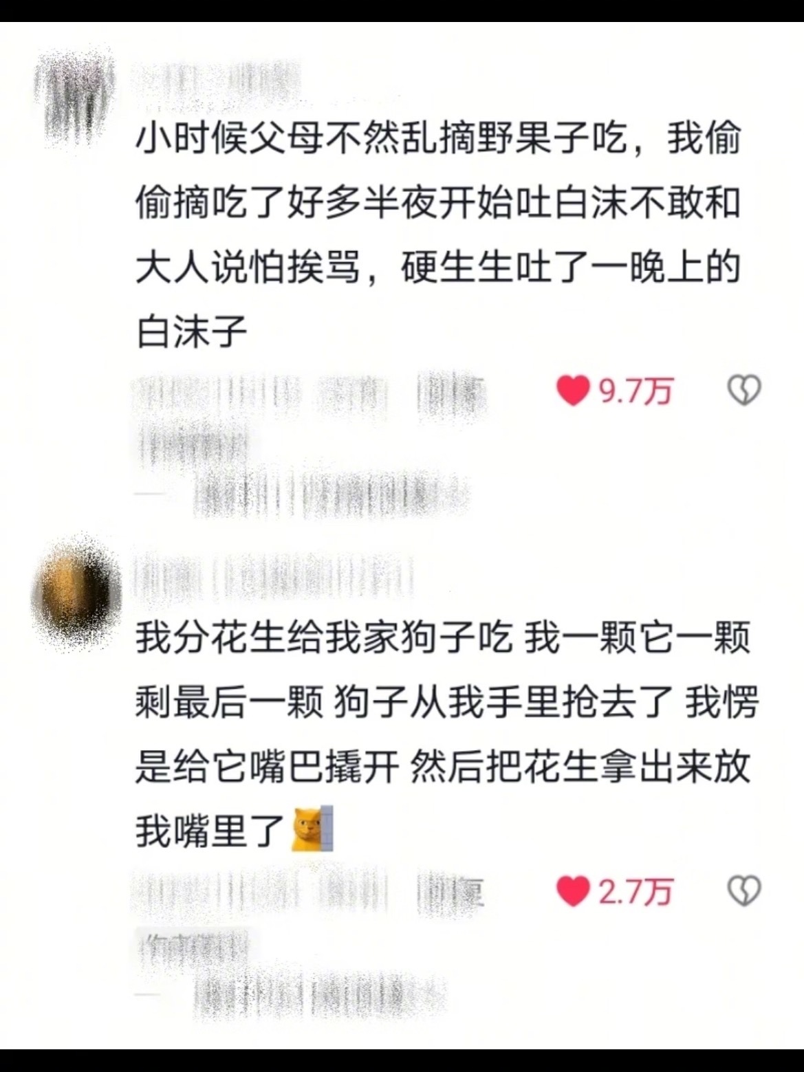 小时候干过的蠢事