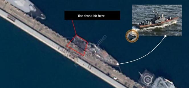 俄罗斯黑海舰队一夜废了半条命，5艘舰艇被命中，谢斯哈里斯石油码头：7个泊位毁6个