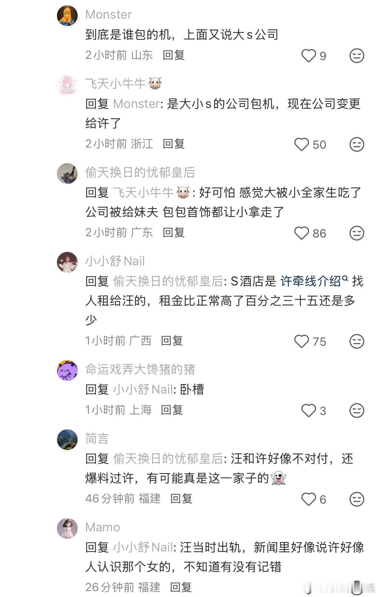 有没有这种可能，当时一开始可能真是汪包的机，后面被骂后才换成许雅钧和大S合开公司