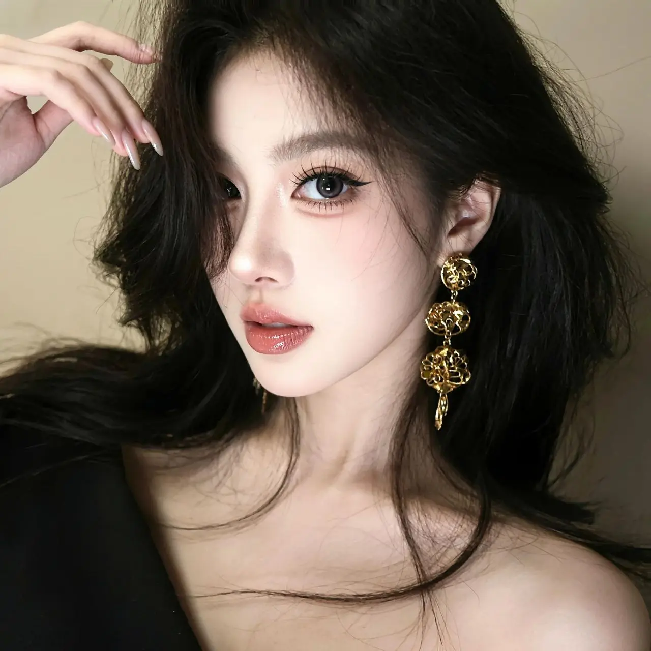 AI冷艳写真 随变一拍都很夯 氛围感女头