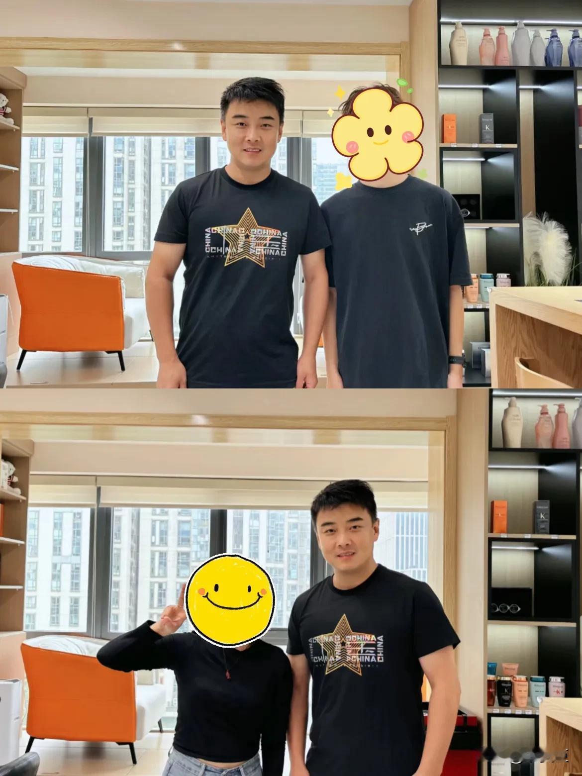 王皓，颜值回春
这三点笑不活了

1、还以为皓哥去剪了头发，原来是去做了头皮护理