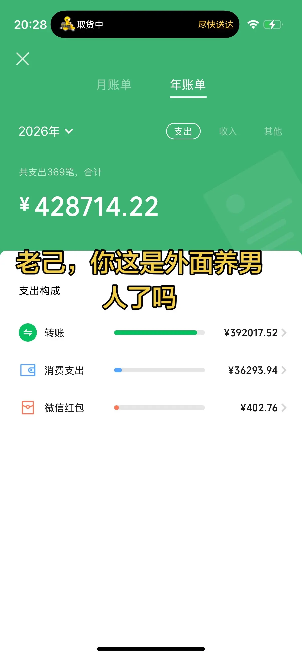 2026年才刚开始啊 我的钱呢，去哪里了