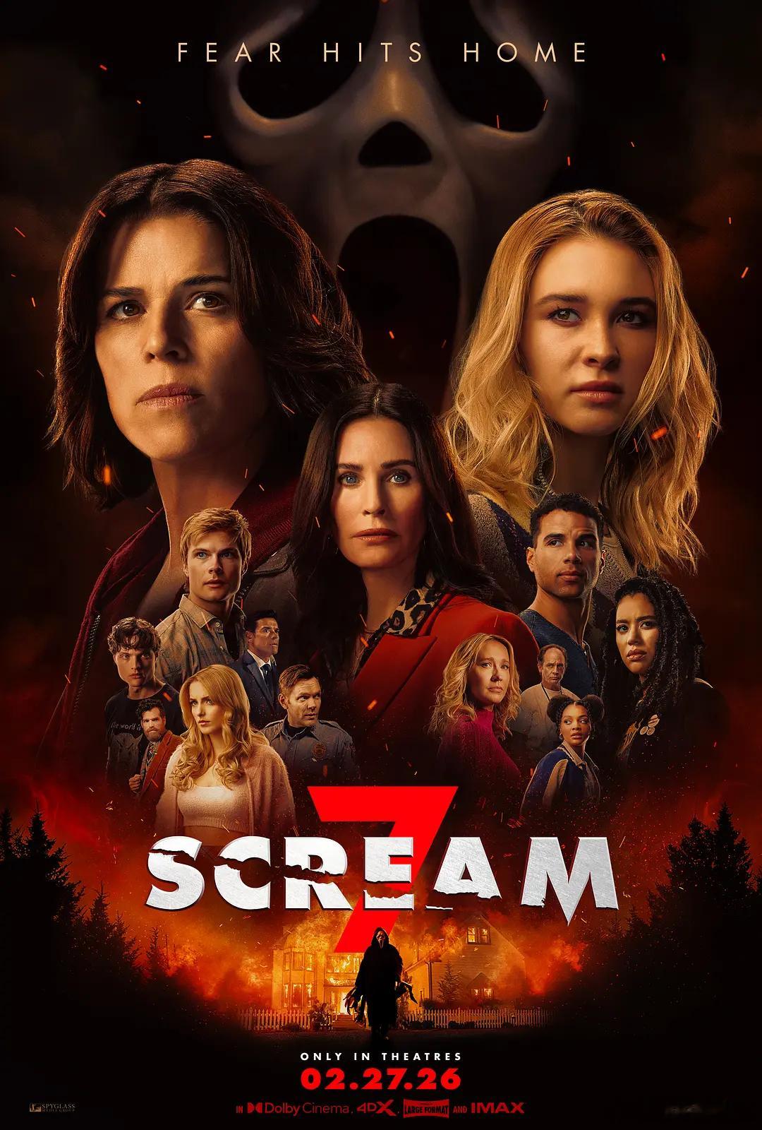 4K-BD2160P蓝光特效字幕版！惊声尖叫7 Scream 7 (2026)简