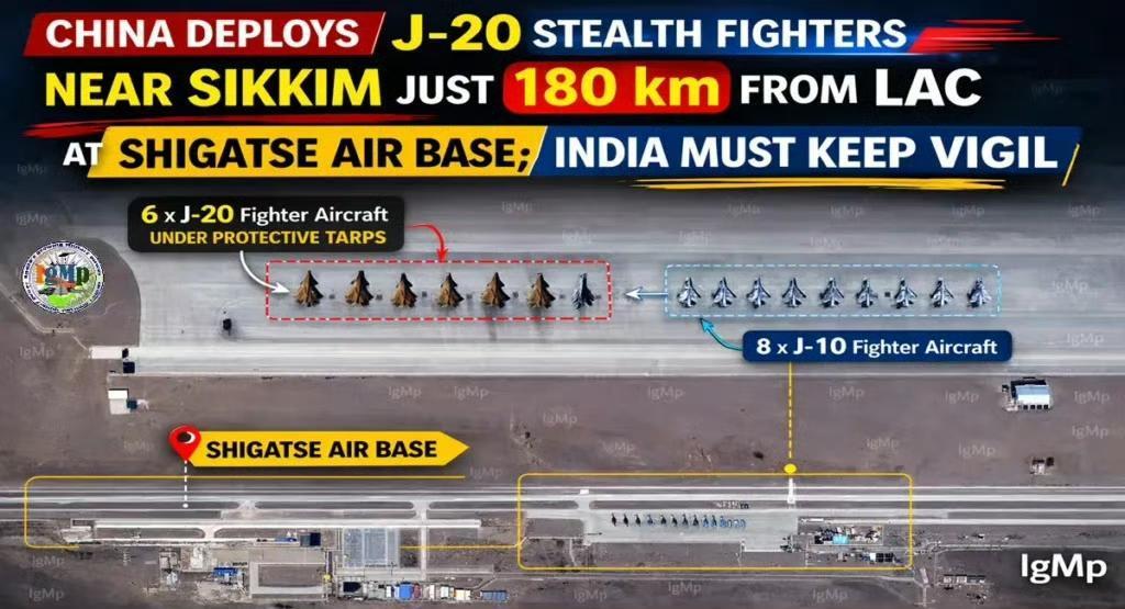 印媒又开始炒作了！3月16号，印度媒体拿着卫星图大肆宣扬，称咱们在日喀则机场，部