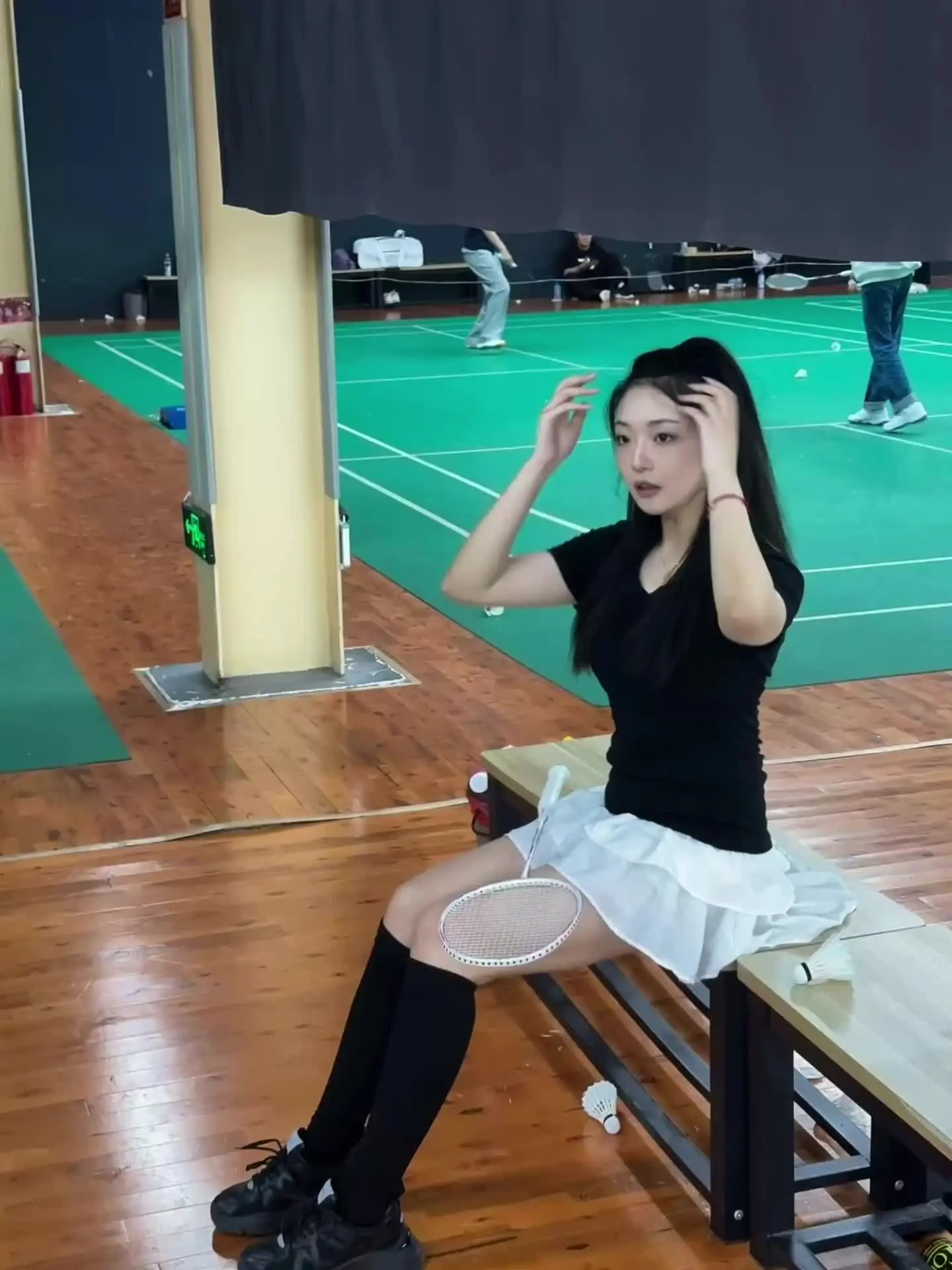 跟我一起打球吗，我捡球贼快🏸