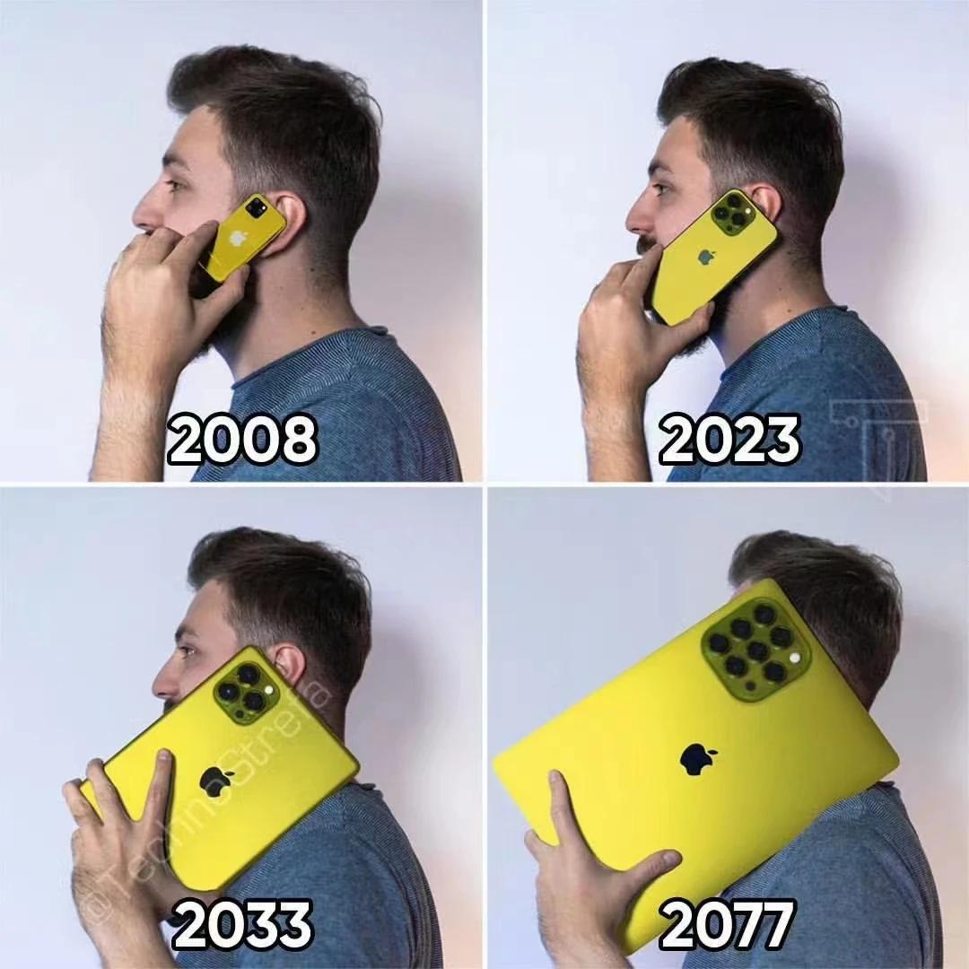 之前爱情公寓里面的iPhone20，我觉得很好笑，应该不会是真的。
直到现在iP