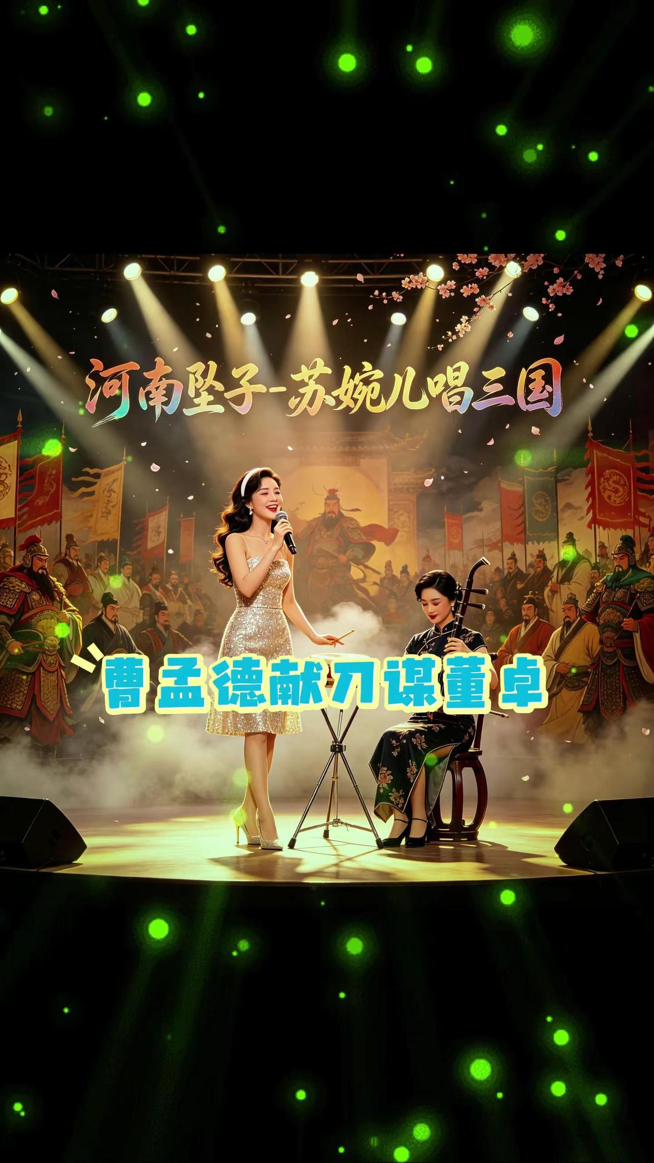 曹孟德献刀谋董卓。三国演义 三国 河南坠子 河南戏曲文化