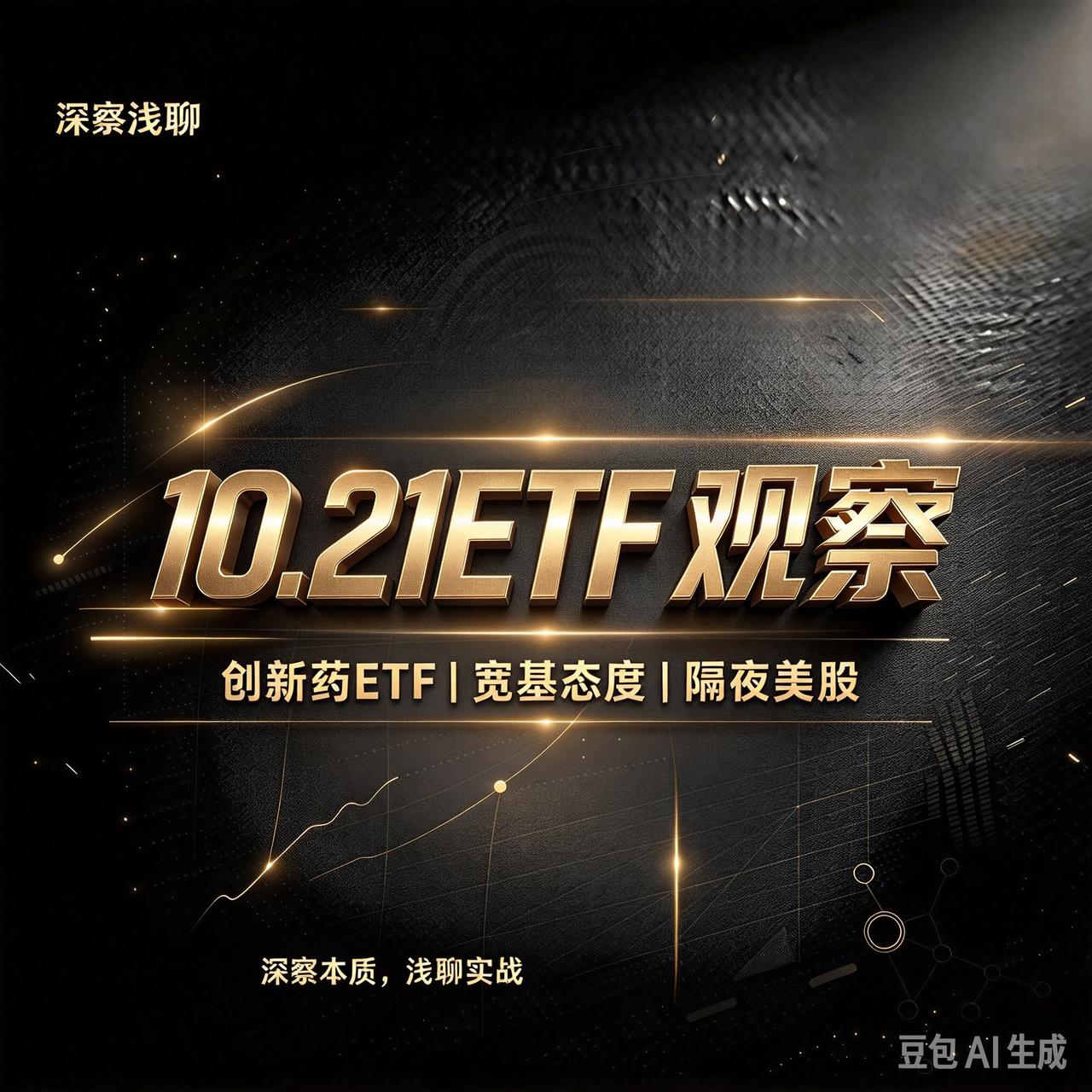 复盘昨天10月20日ETF数据，对于创新药的分析判断：创新药大概率高开！

隔夜