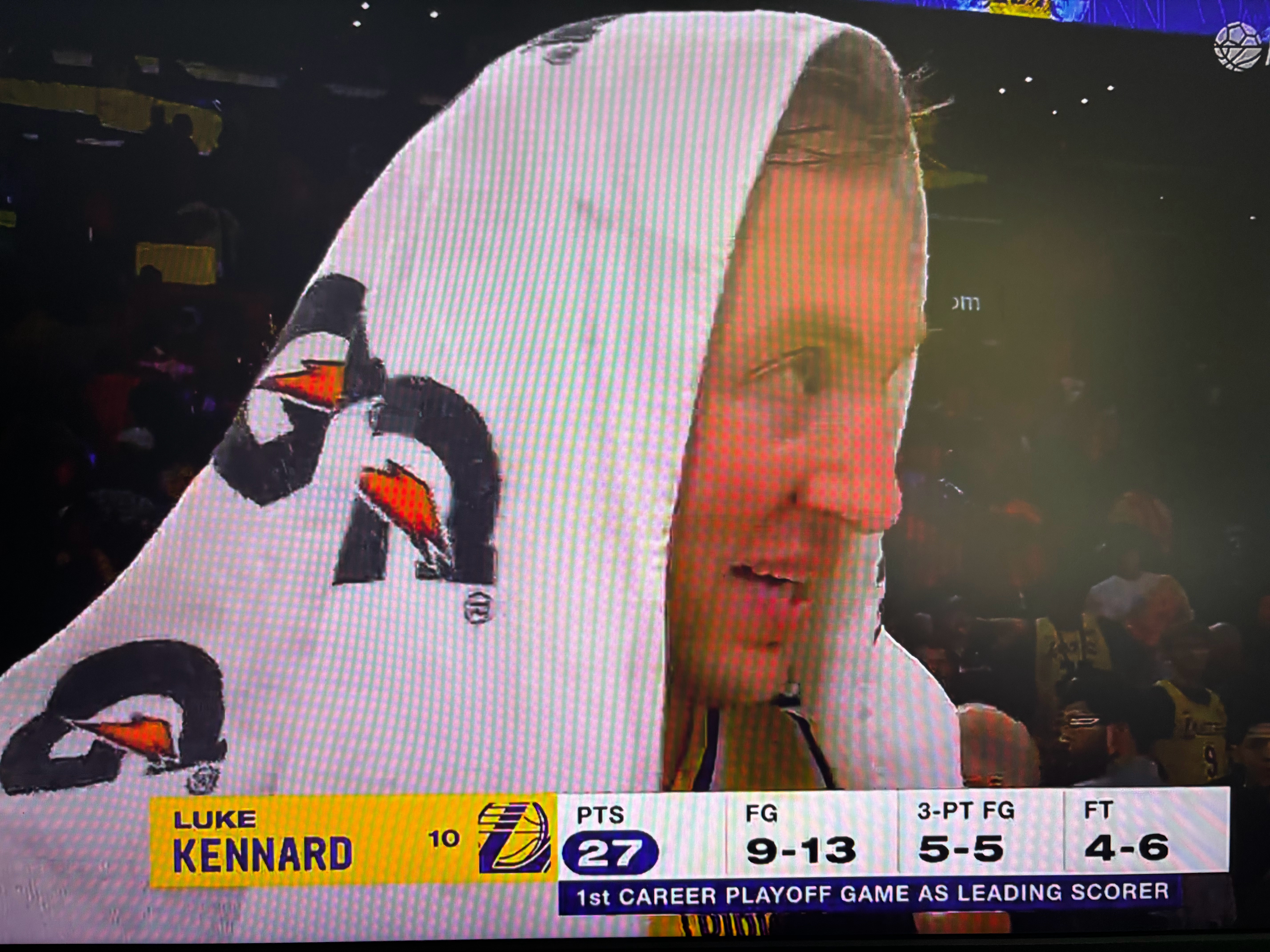 火箭vs湖人｜赢球功臣肯纳德！27分4篮板3助攻，创下个人季后赛得分新高，他真的