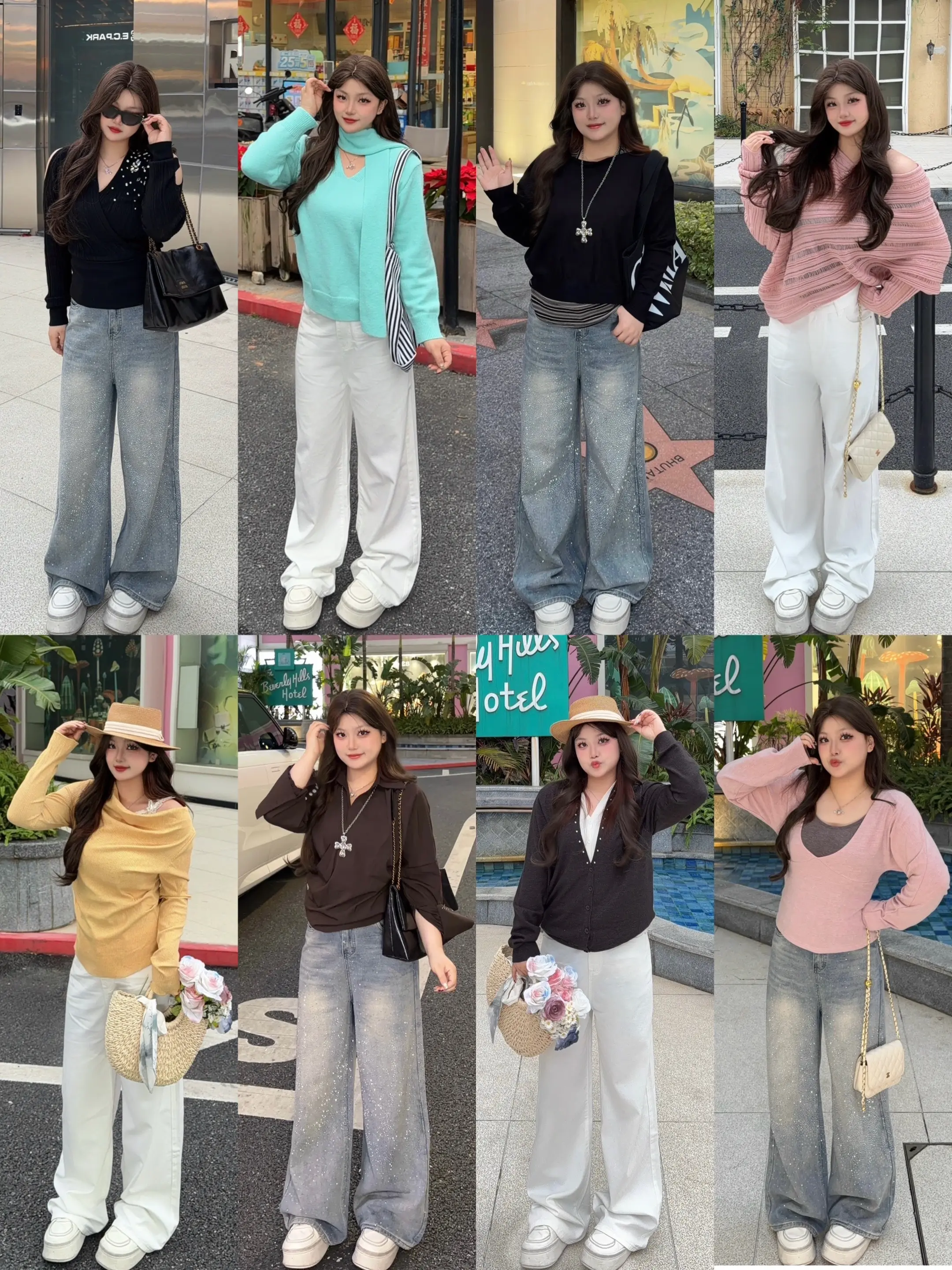 告别臃肿！微胖女生春日穿搭，显瘦气质。