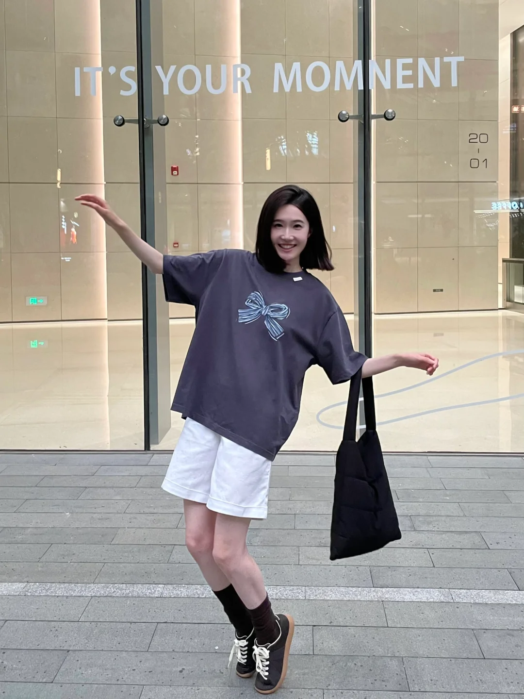 OOTD 今天穿的T恤短裤