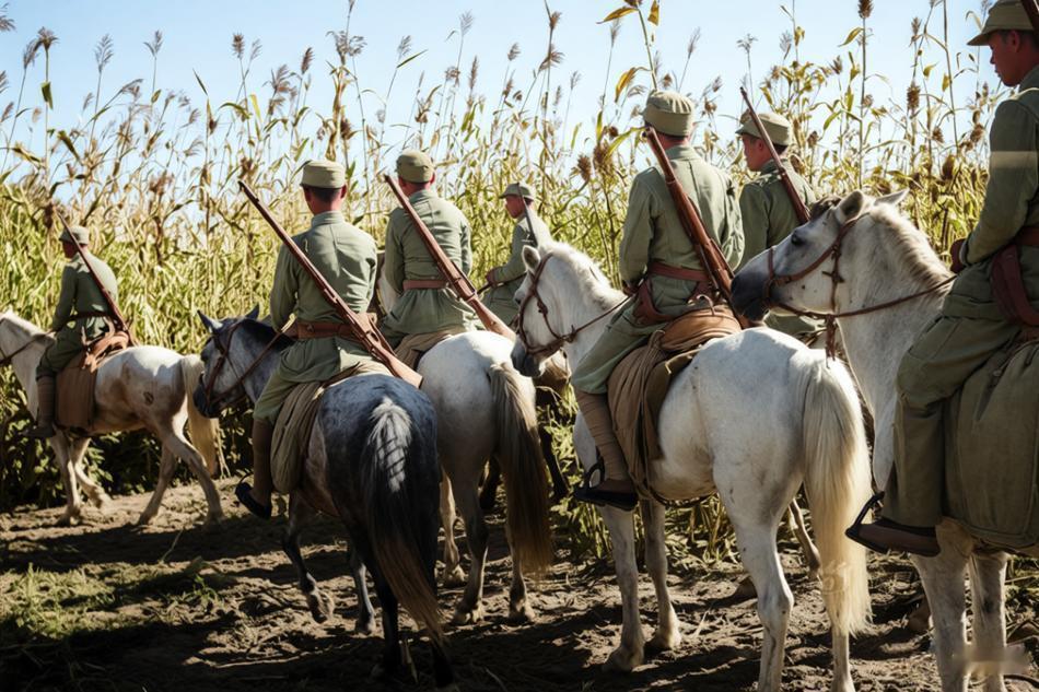 这张经典照片正是中国革命新闻摄影创始人沙飞拍摄的代表作之一，标题为《青纱帐里的八