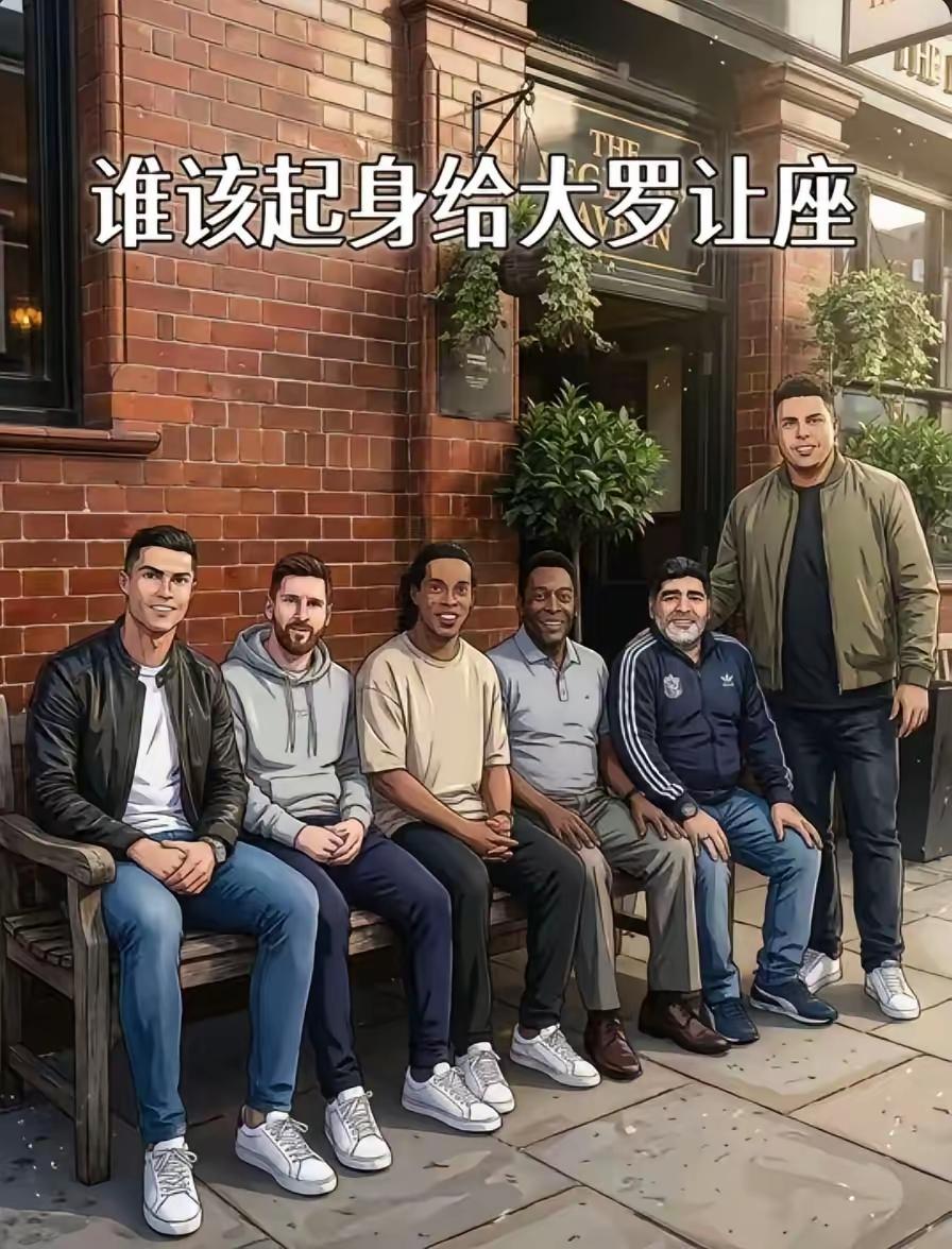 论地位，论成就，罗纳尔多想坐下，你认为这里面谁该起身给他让座？
