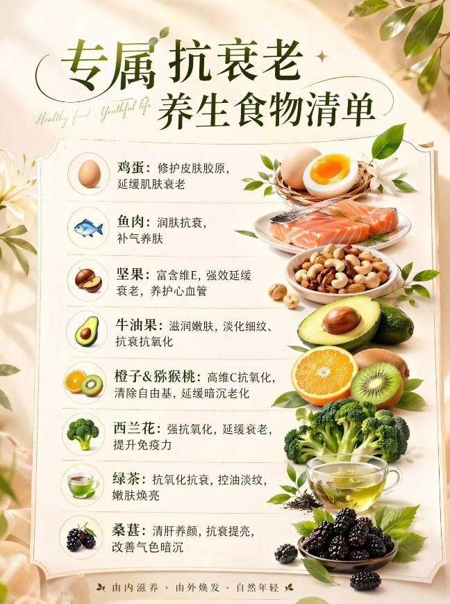 在追求抗衰的路上，比起昂贵护肤品，藏在日常餐桌上的天然食材，才是被权威营养学界认
