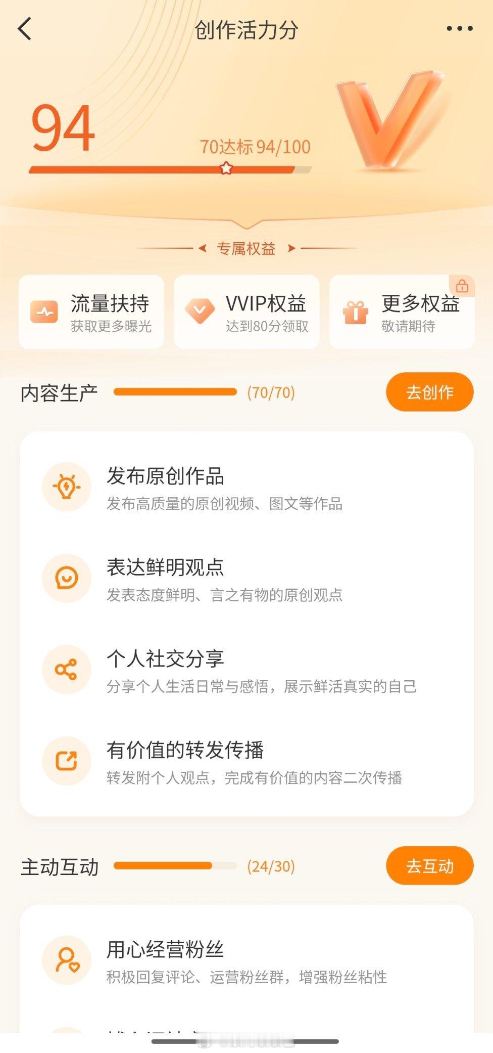 今天的创作活力分早出来啦！（我发晚了）又创新高了，94分，上上个星期也是90几分