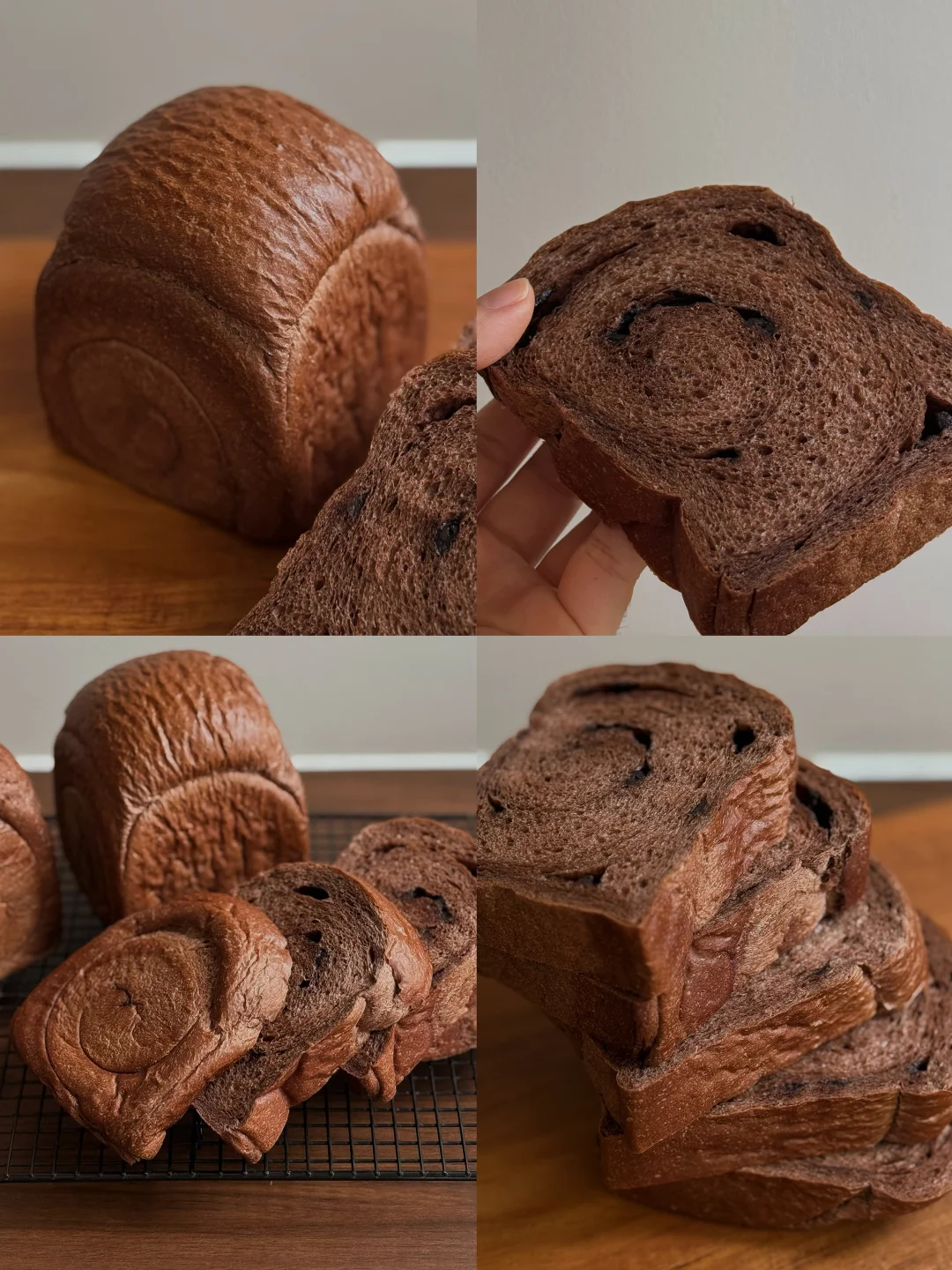 浓郁的双重巧克力北海道吐司🍫🍞