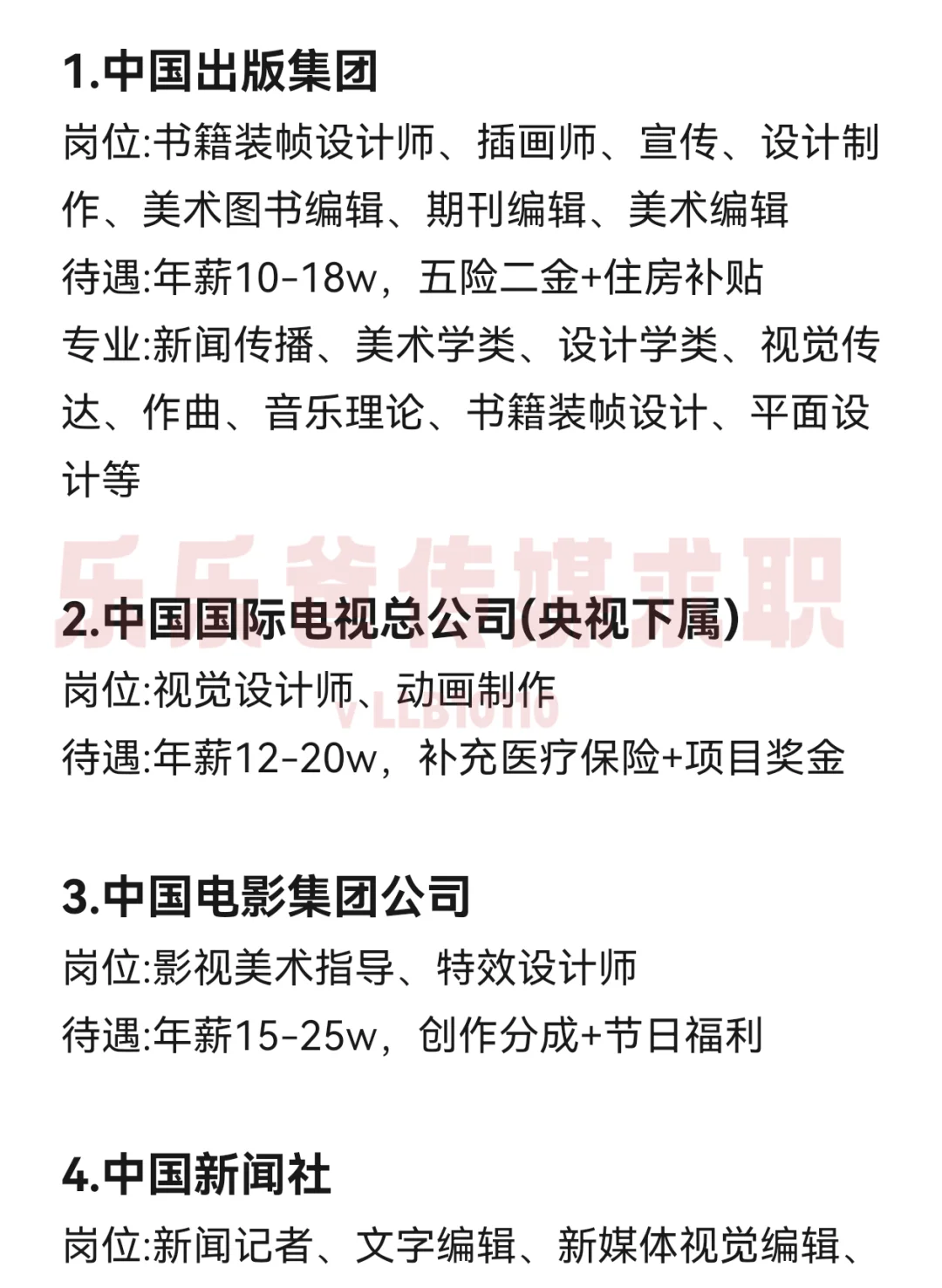 26校招必投媒体单位名单丨文科艺术可报