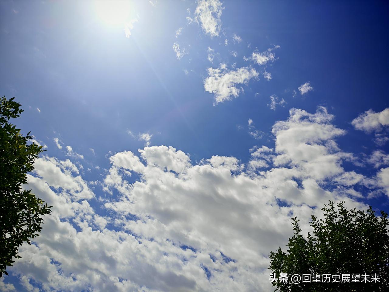 分享蓝天白云，随手一拍尽是景
