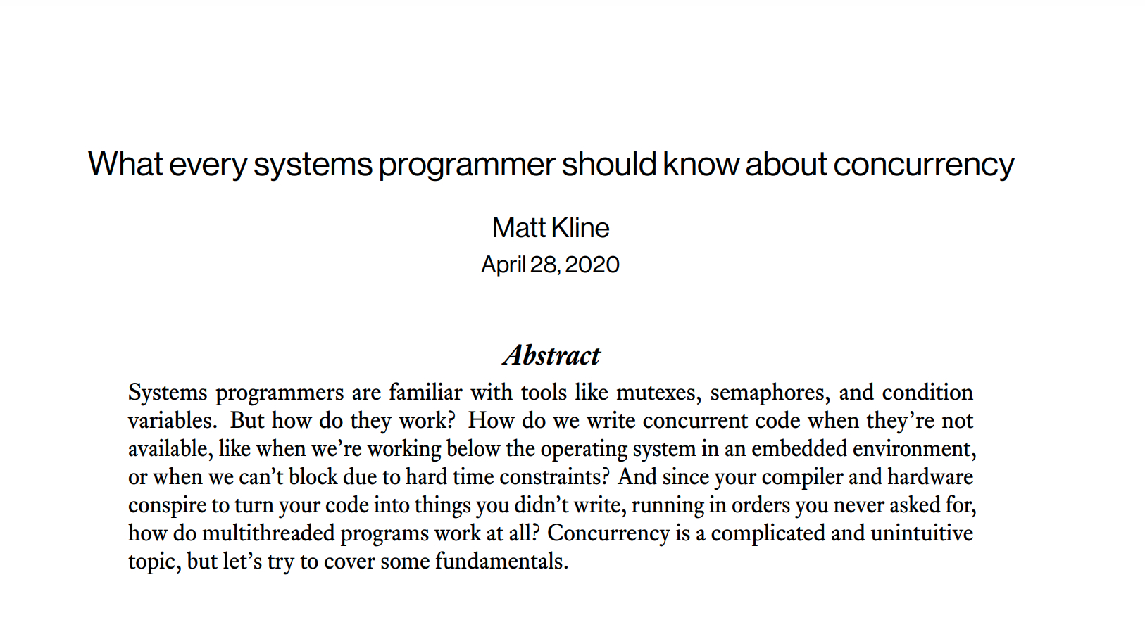 电子书《What every systems programmer should
