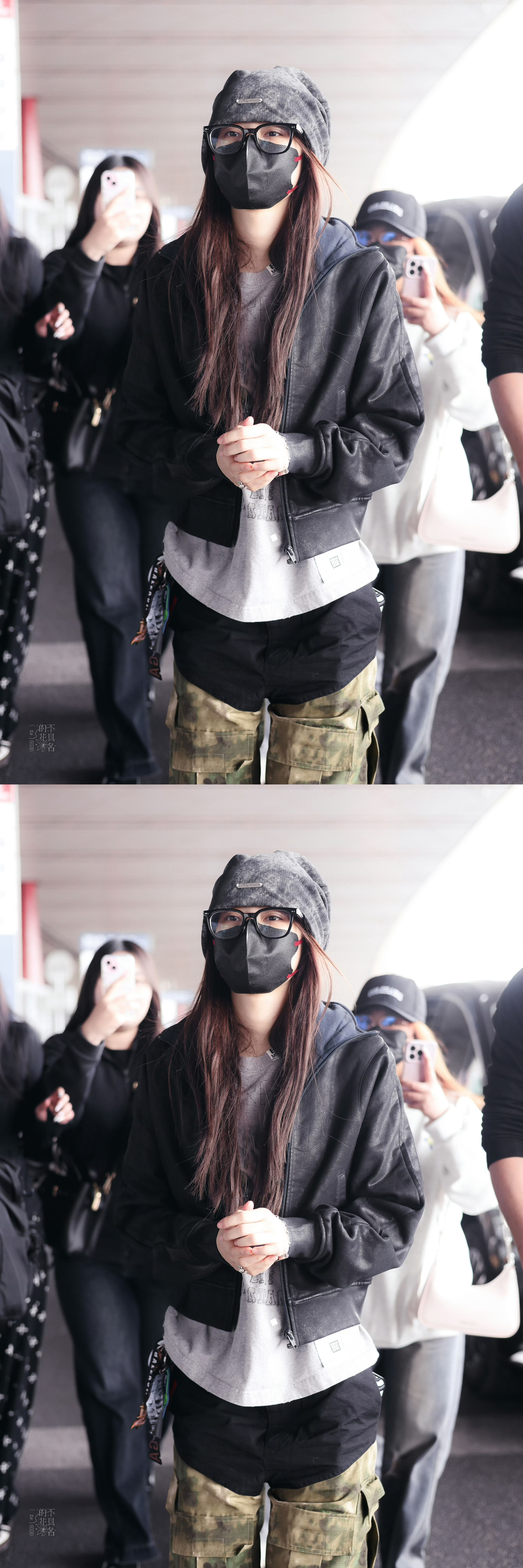 袁一琦出发音你而来录制 袁一琦出发音你而来录制 好潮的穿搭 感冒快快康复