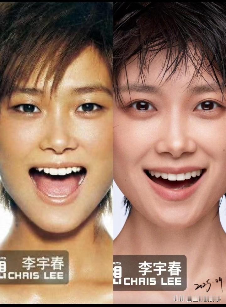 哪里变了❓是眼睛吗
春春到后面从单变成双了，应该是张开了吧，眼里也多了份成熟