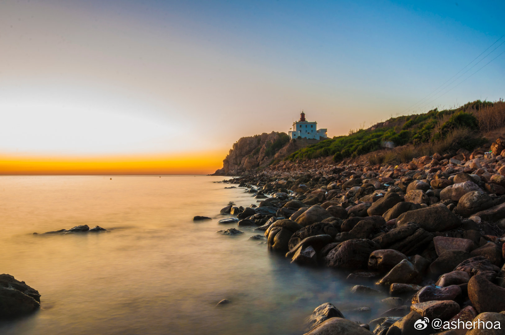 西洋历史文化鱼缸 阿尔及利亚北部地中海港口城市吉杰勒的拉斯阿尔阿菲亚灯塔（Pha