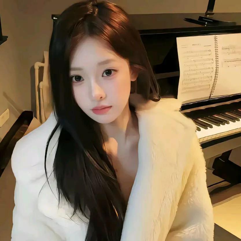 钢琴少女，沉浸在音乐的世界里🎹🎶钢琴美女写真 钢琴公主写真 少女长裙钢琴 弹