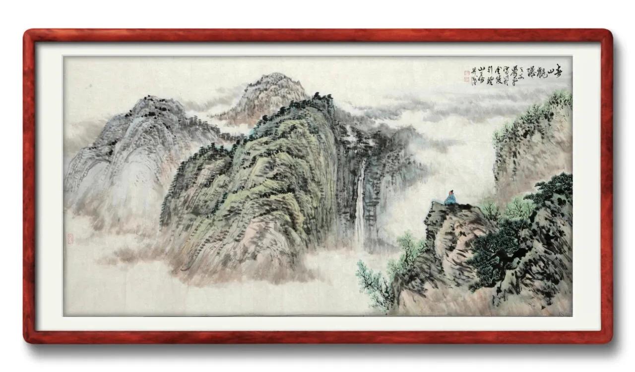 萧平先生这件山水画里能读到什么？