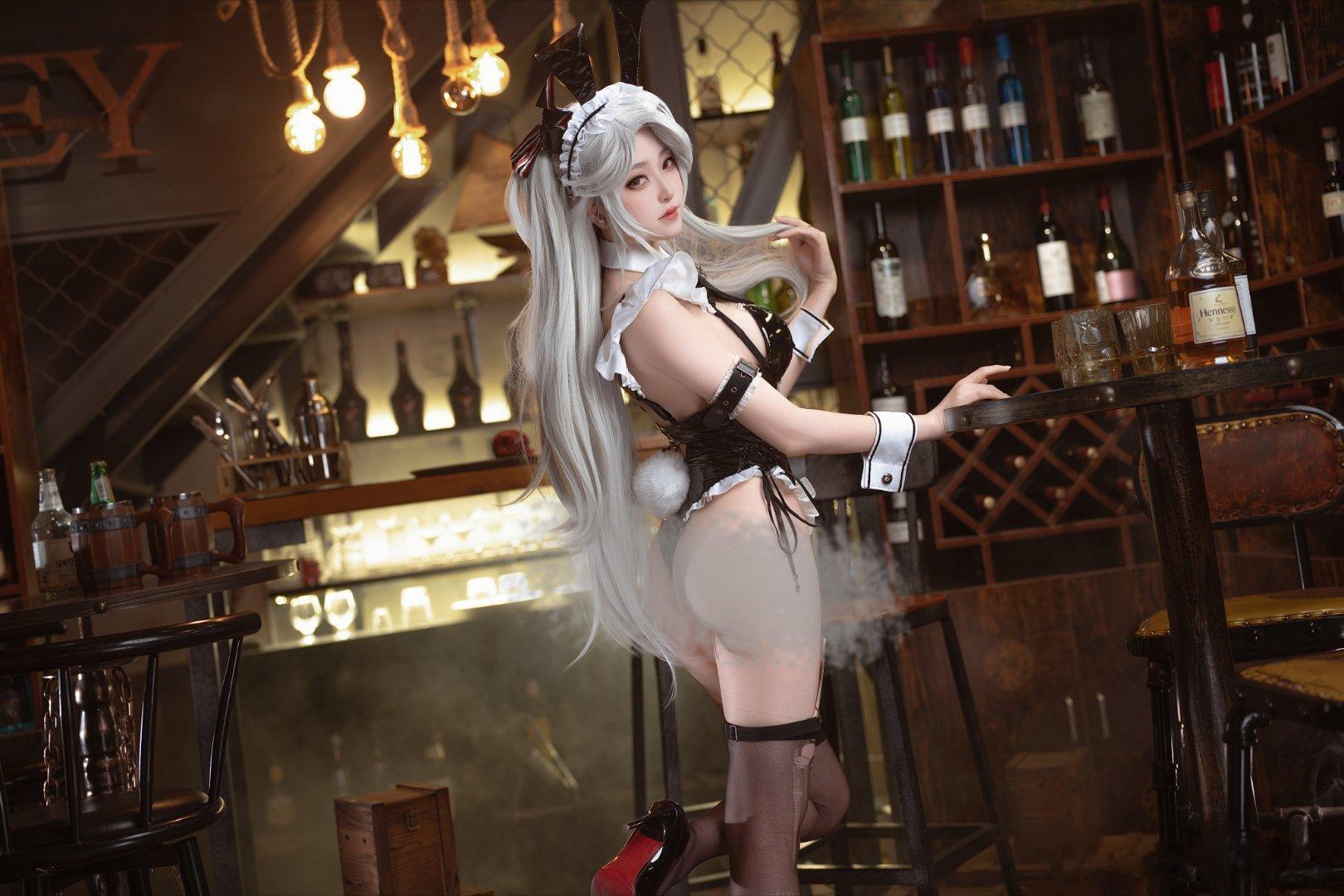 cosplay 欧根亲王兔女郎 摄影碧蓝航线点亮你的次元图鉴动漫嘉年华二次元快乐