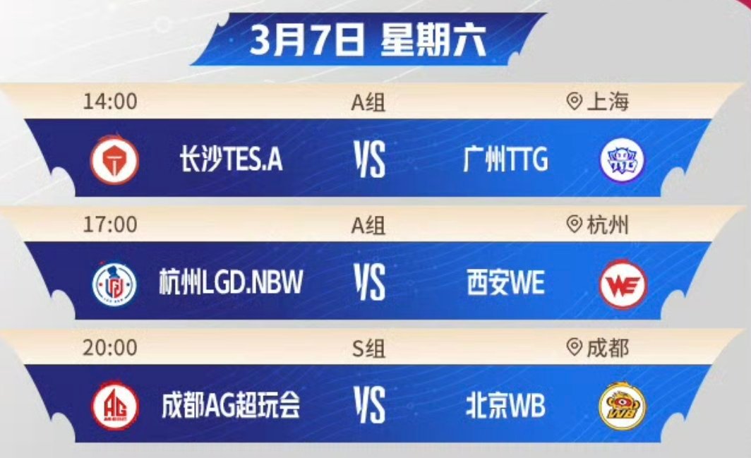 第三轮今天开始  瓜友们早安 