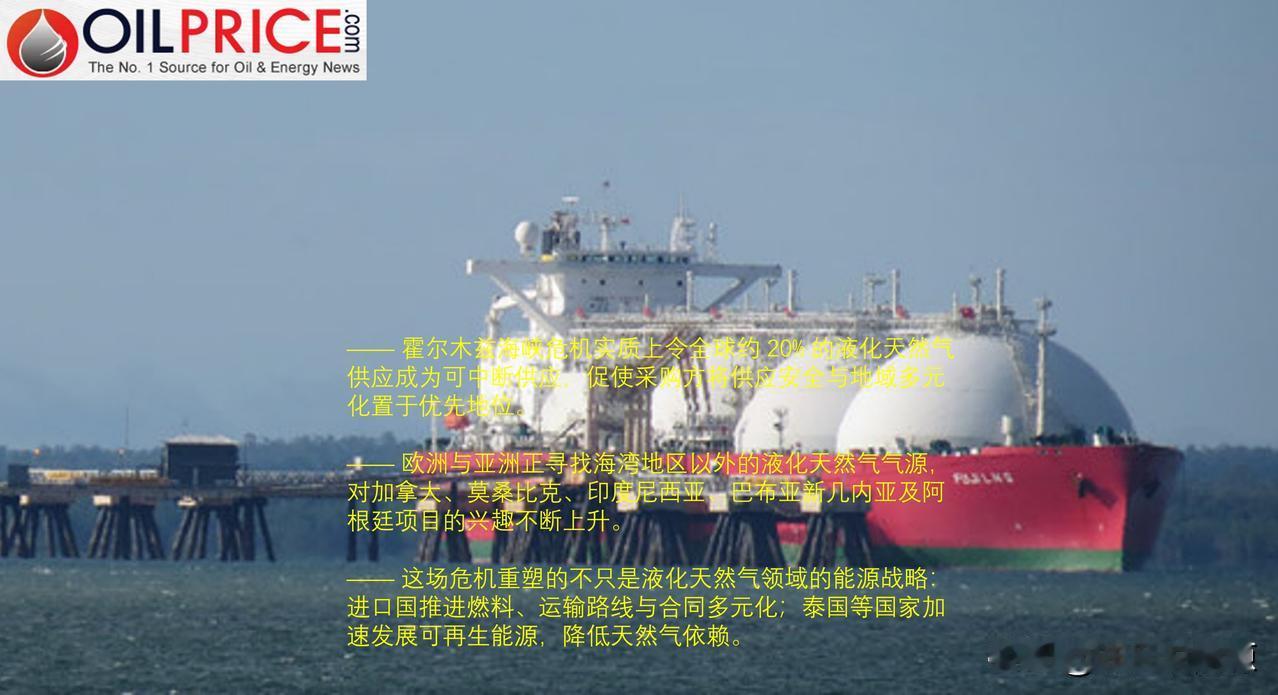 霍尔木兹海峡供应危机将永久改变液化天然气市场吗？

霍尔木兹海峡危机，已让全球约
