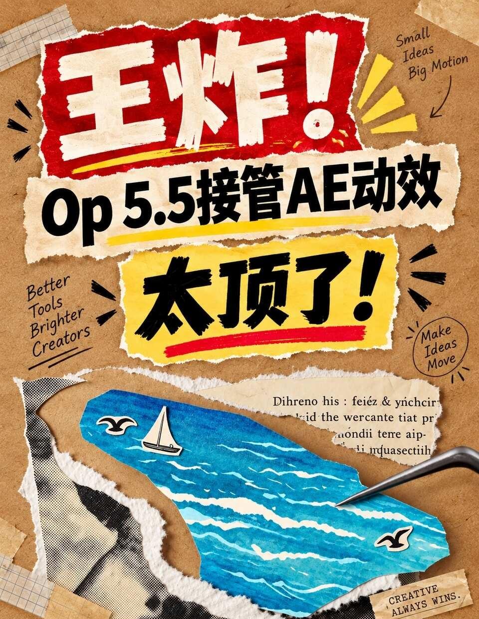到底哪能用到Op5.5?
AI 动效制作已经进入Next level🤯
Min