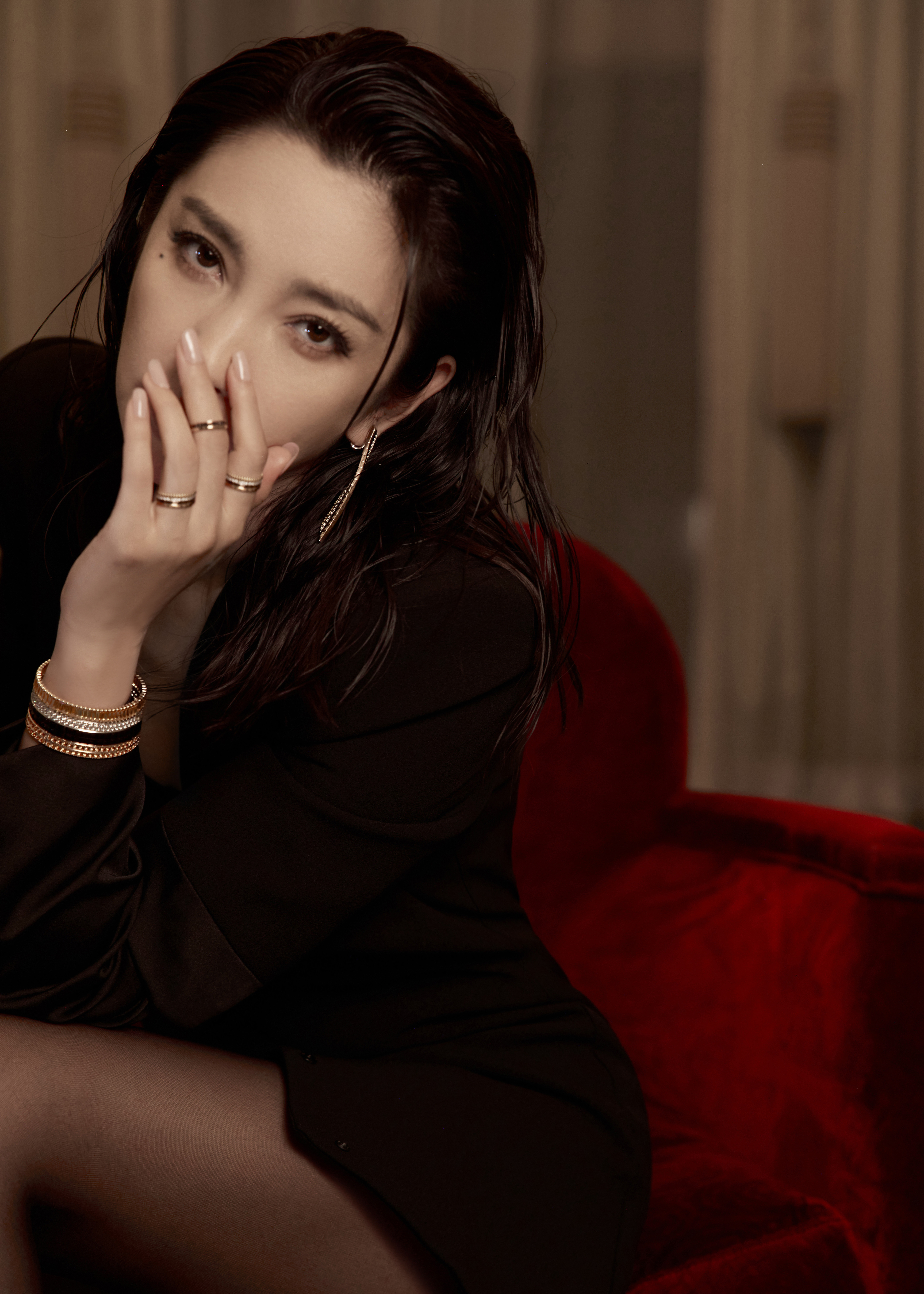 #被李冰冰全背头湿发拿捏#感觉这个湿发直接拿捏了我的心脏，而且我也很喜欢这样的一