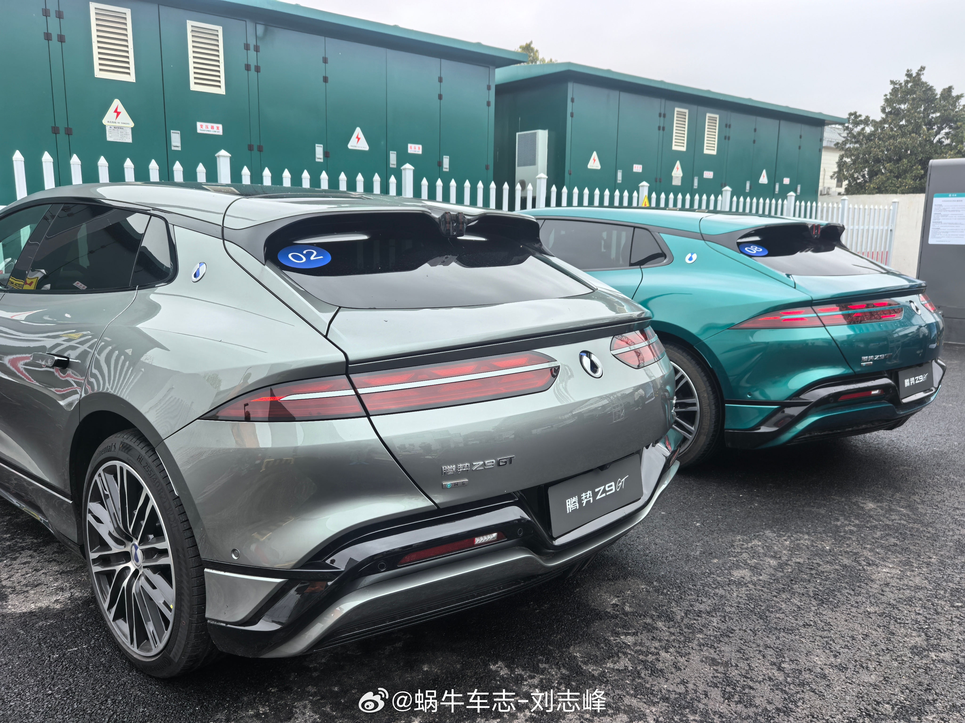 腾势z9gt 这绿色是好看～ 上海