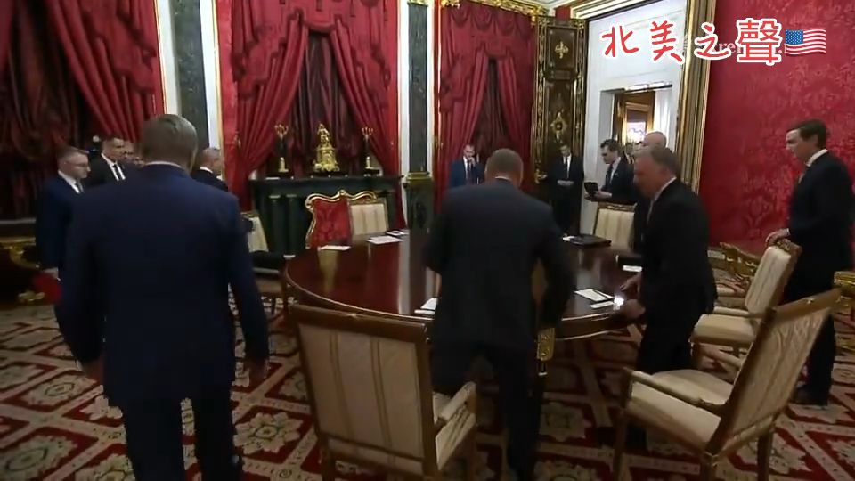 普京在克里姆林宫会见了美国总统特使