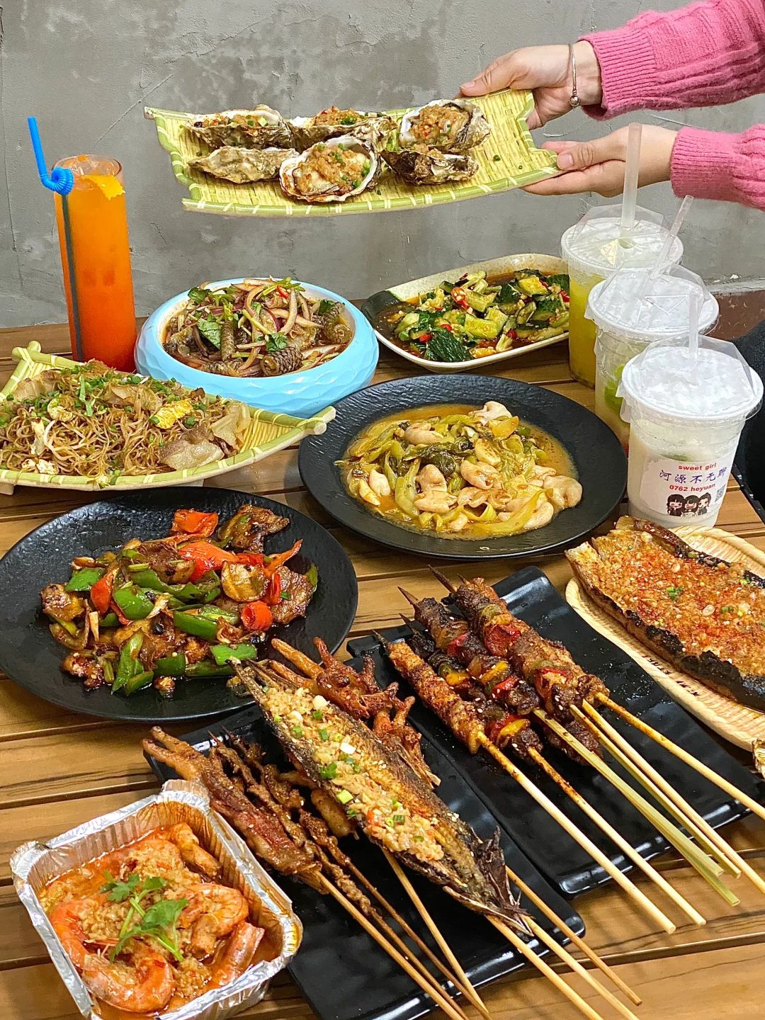 河源本地人带路吃的！味道还不错~