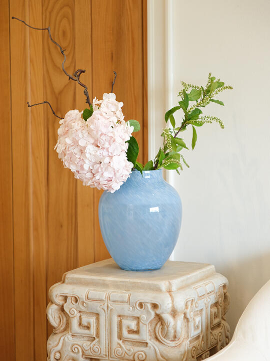 👀眼睛友好！蓝色花瓶助我降温！